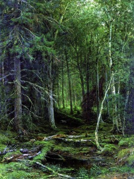 bosques 1872 paisaje clásico bosque Ivan Ivanovich Pinturas al óleo